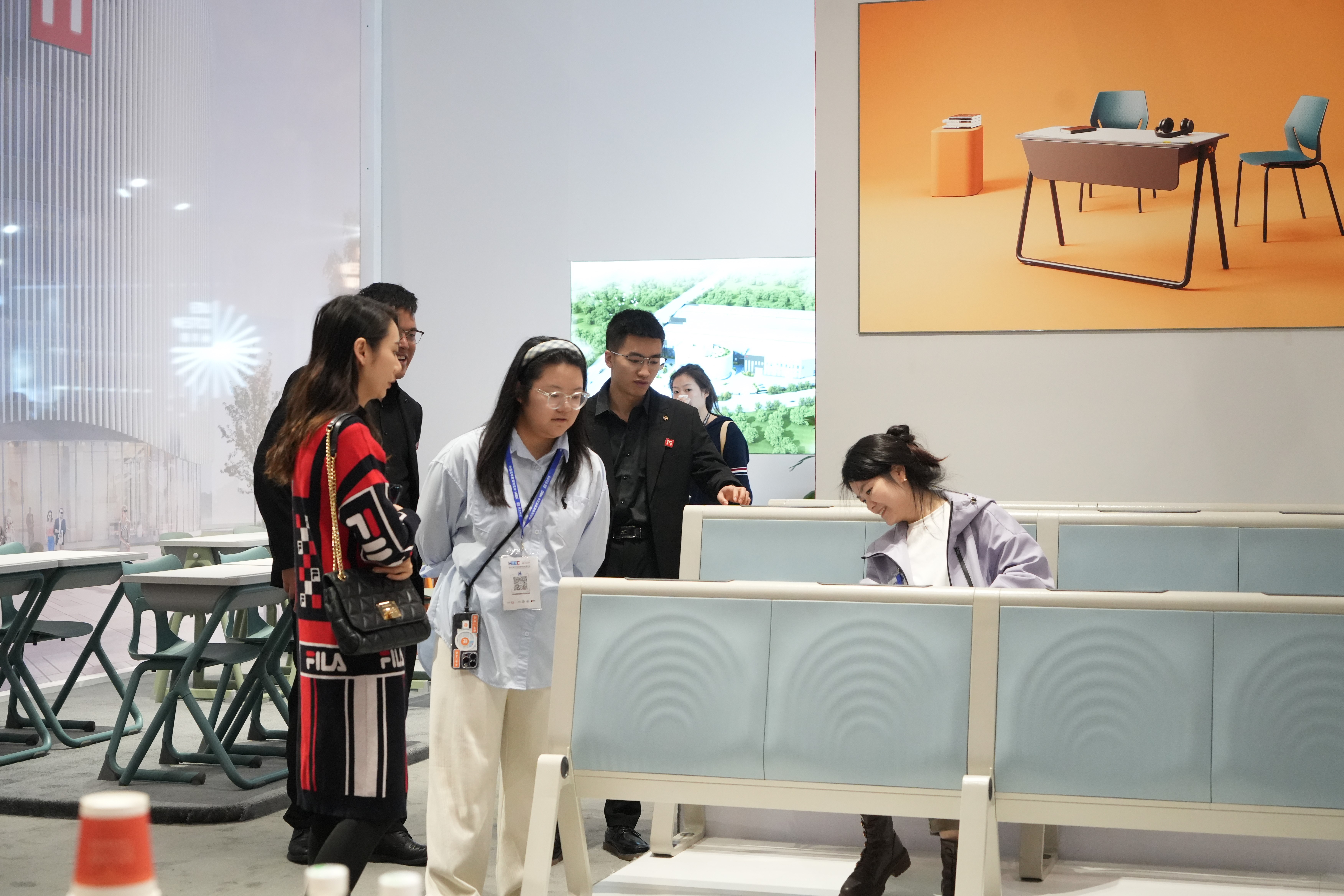 金沙8087家具&amp;高博会|惊艳亮相，，，，提倡校园生涯美学_金沙8087